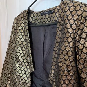 Gold and Black Blazer